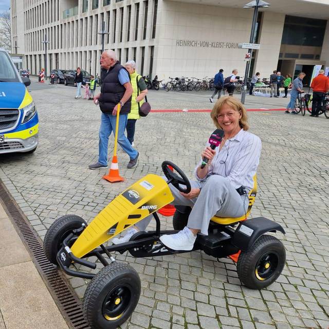 Simone Niewerth und Rainer Wilkes berichten vom Mobilitätstag 2024 in Hamm.
