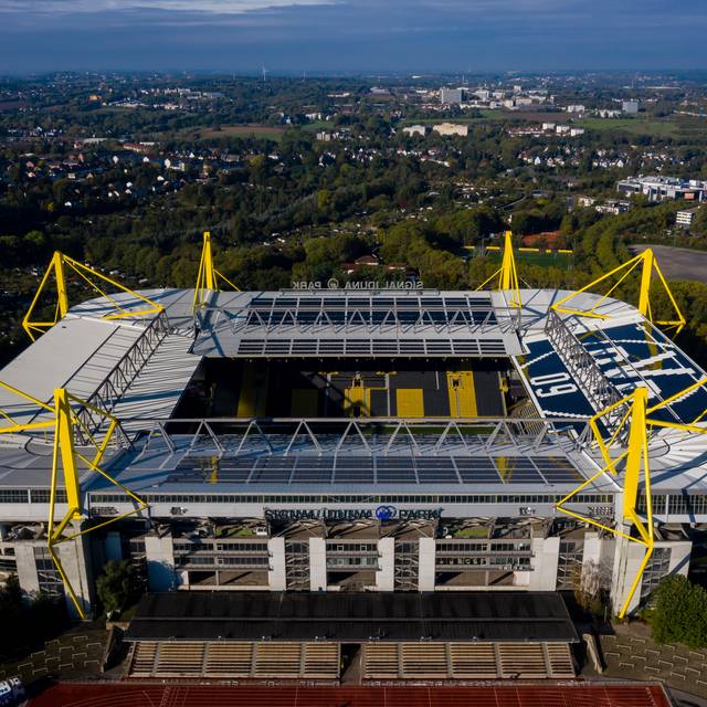 Das BVB-Stadion "Signal Iduna Park" in Dortmund