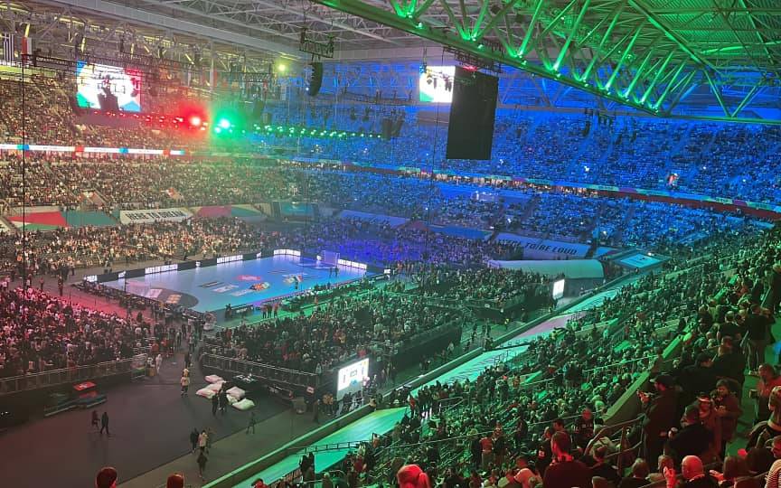 Beim Eröffnungsspiel der Handball-EM in der MERKUR SPIELARENA gab es einen Besucherrekord.
