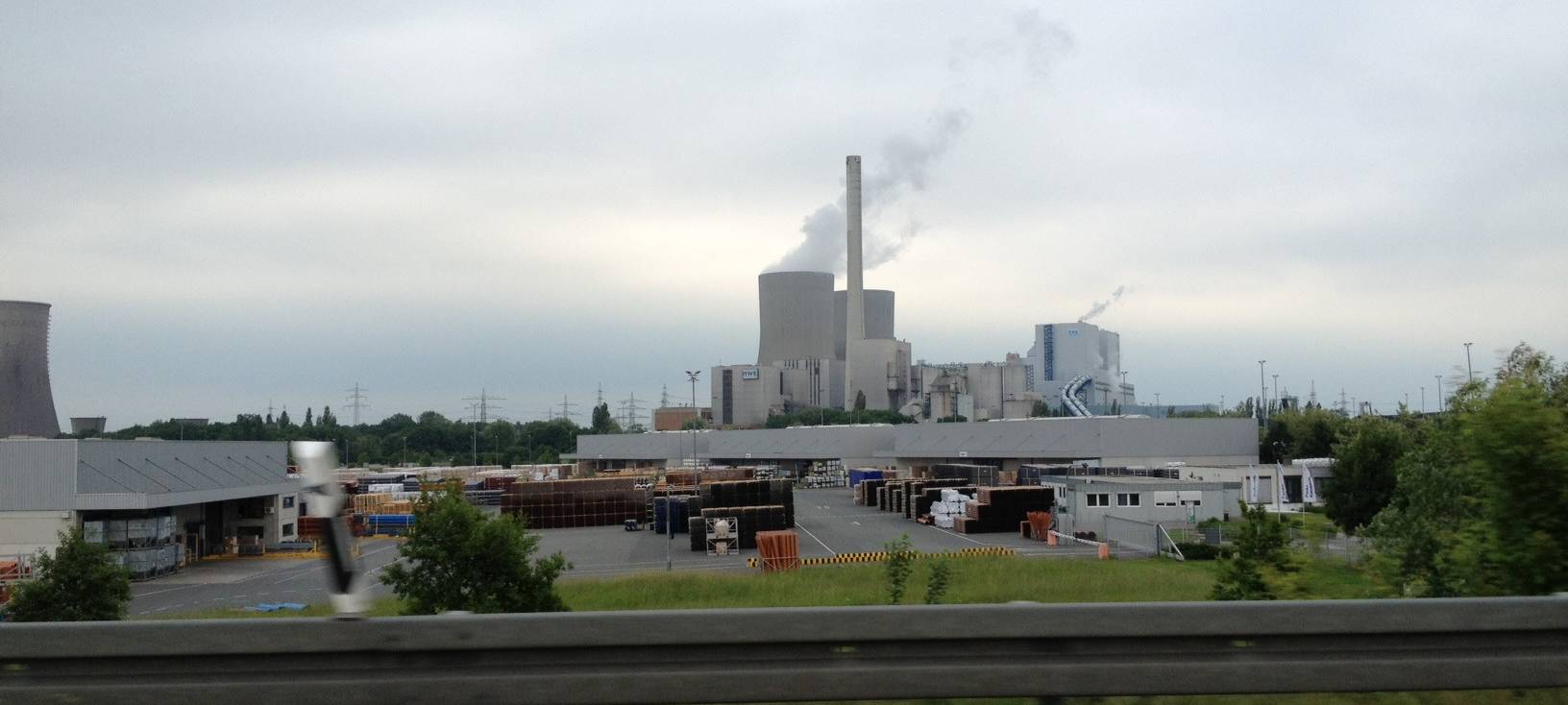 Aufnahme des RWE Kraftwerkes