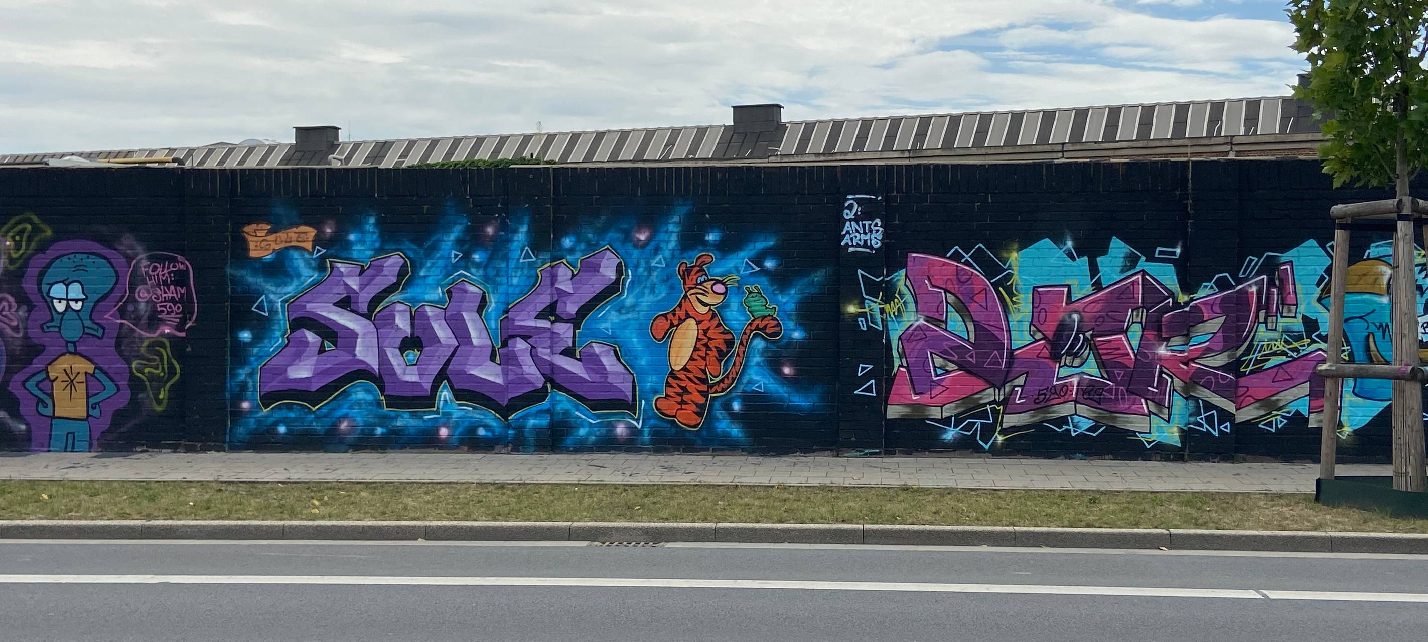 Hamms erste legale Graffiti-Wand