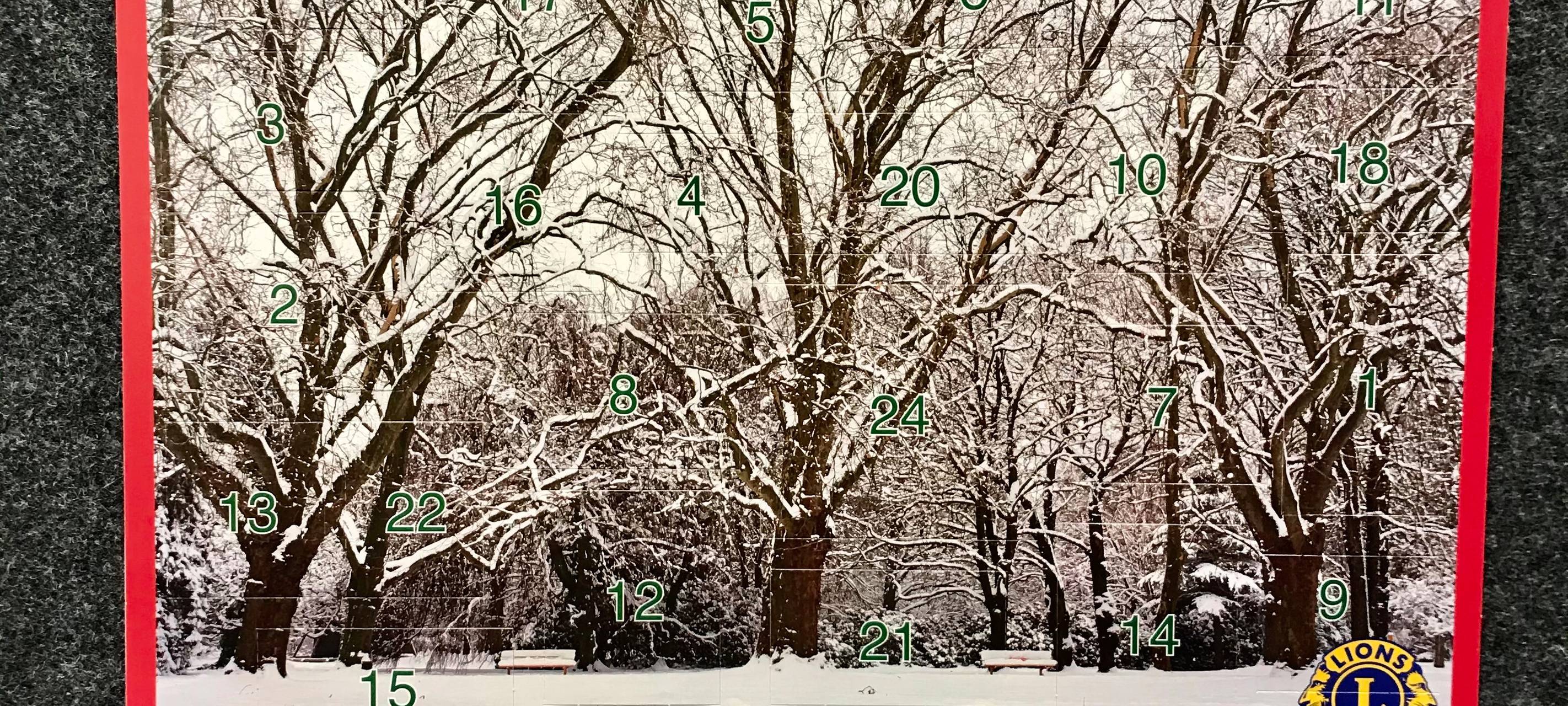 Hammer Lions verkaufen Adventskalender für den guten Zweck