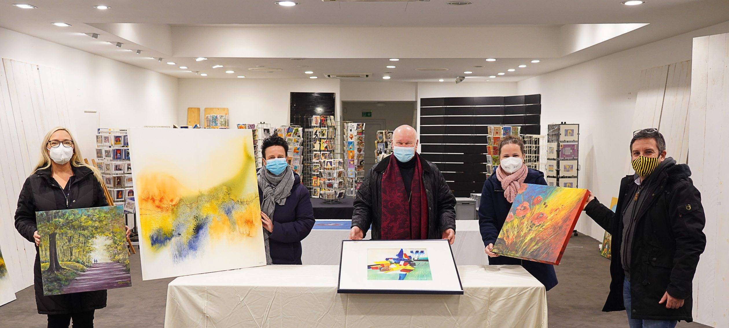 Ex-Buchhandlung wird zur "Galerie auf Zeit"