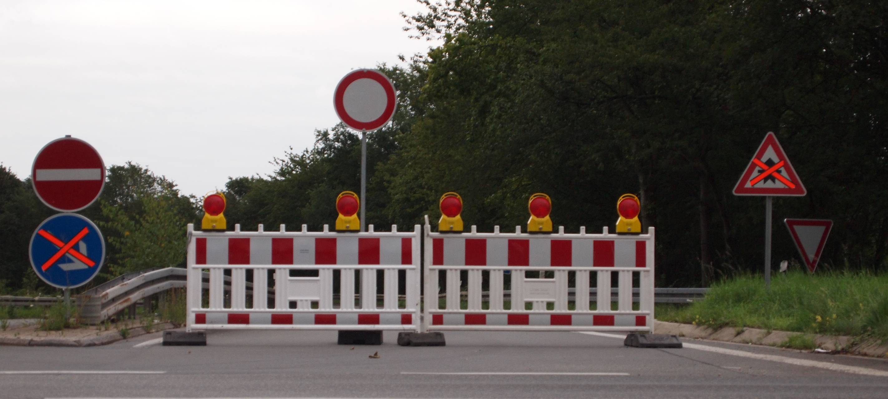 Sperrungen am Autobahnkreuz Dortmund/Unna