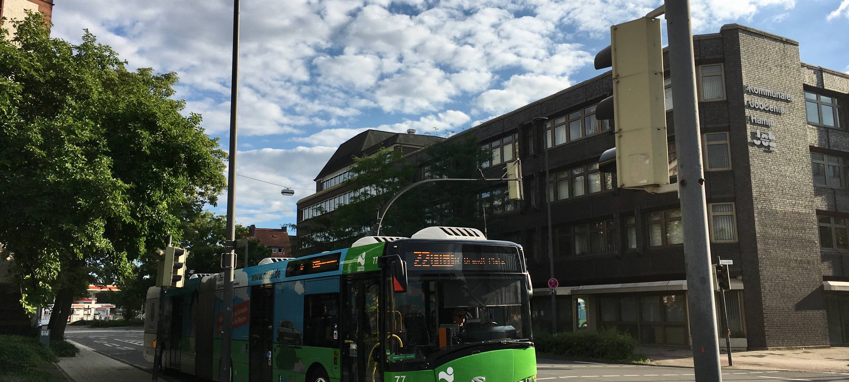 Busse, Bürgerämter, Müllabfuhr in Hamm im Streik