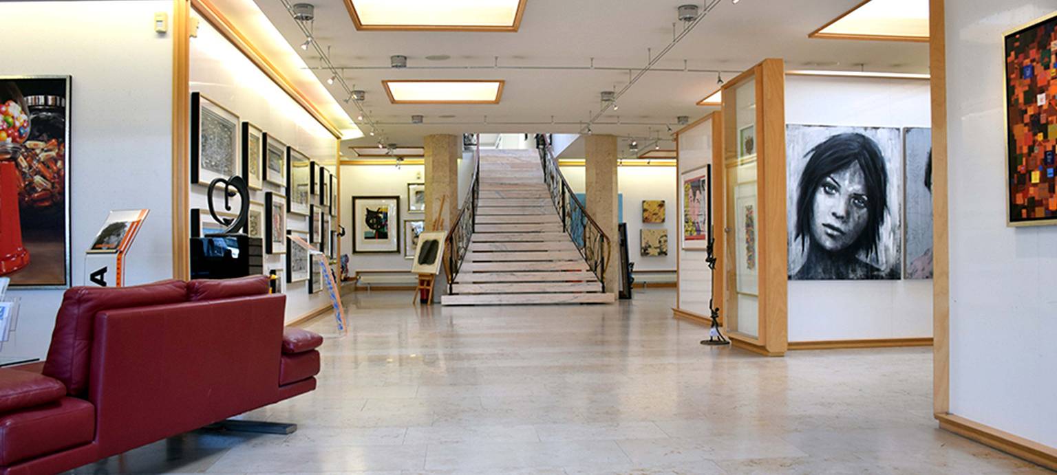 Die Galerie Mensing in Hamm von innen.