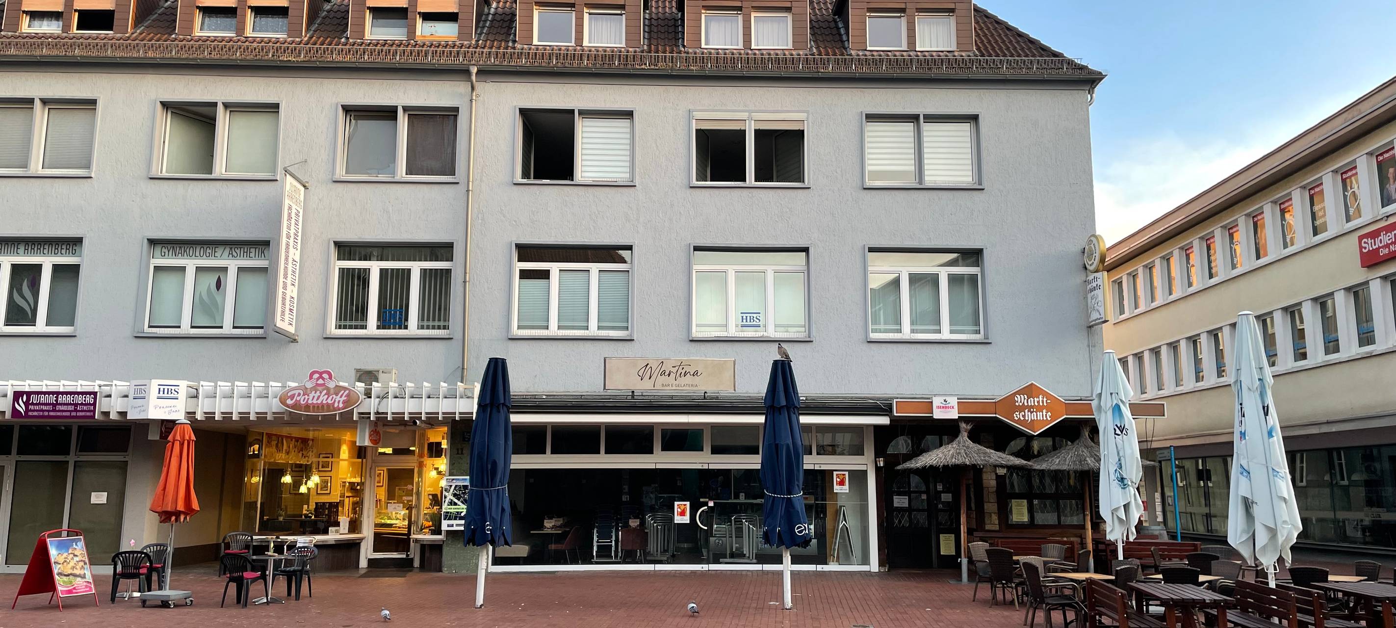 Kellerbrand in Mehrfamilienhaus in Hamm