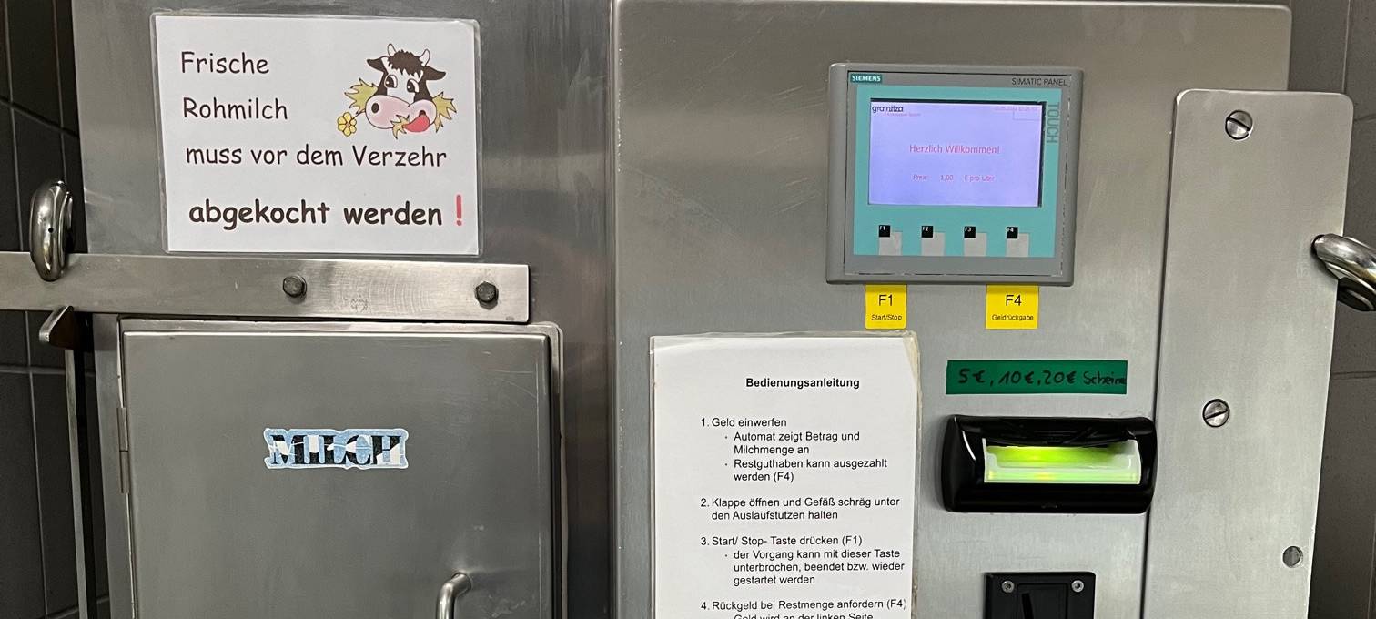Bauern in Hamm verkaufen ihre Lebensmittel aus dem Automaten