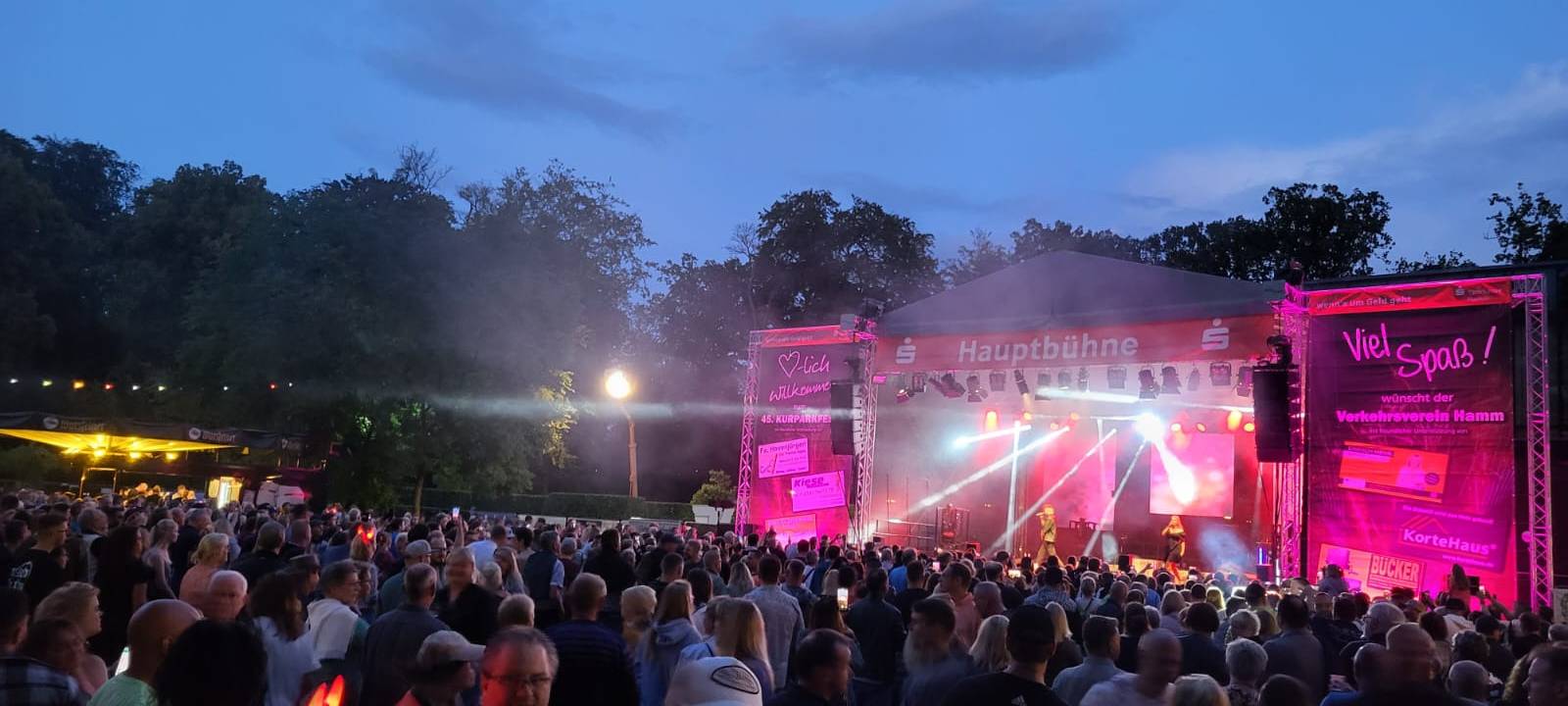 Kurparkfest Hamm 2025: Künstler, Programm und Tickets