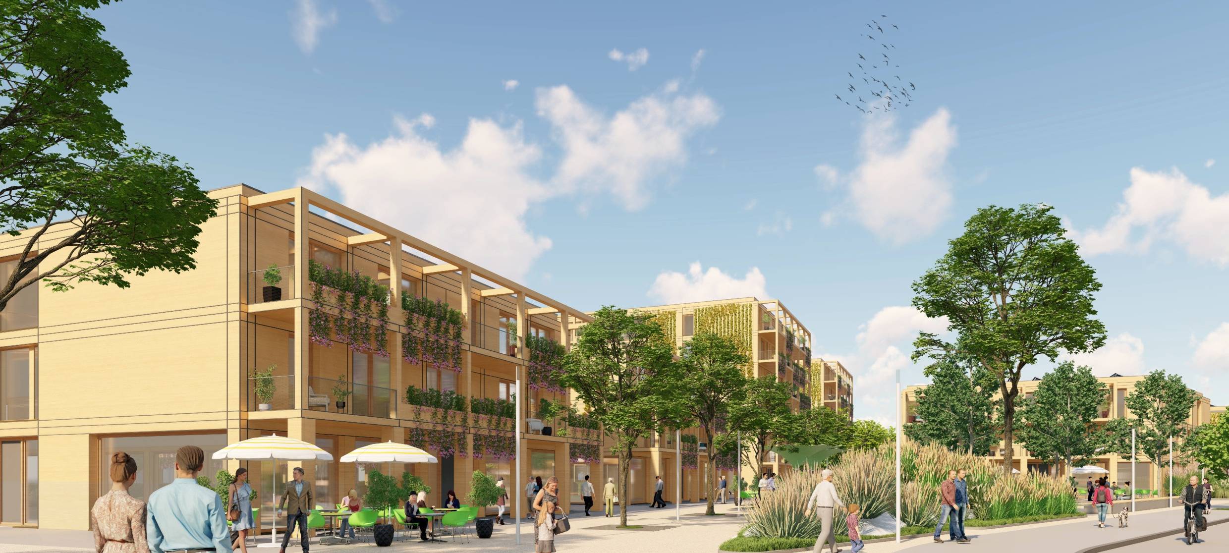 So soll das Gelände des St. Josef Krankenhauses in Zukunft aussehen.