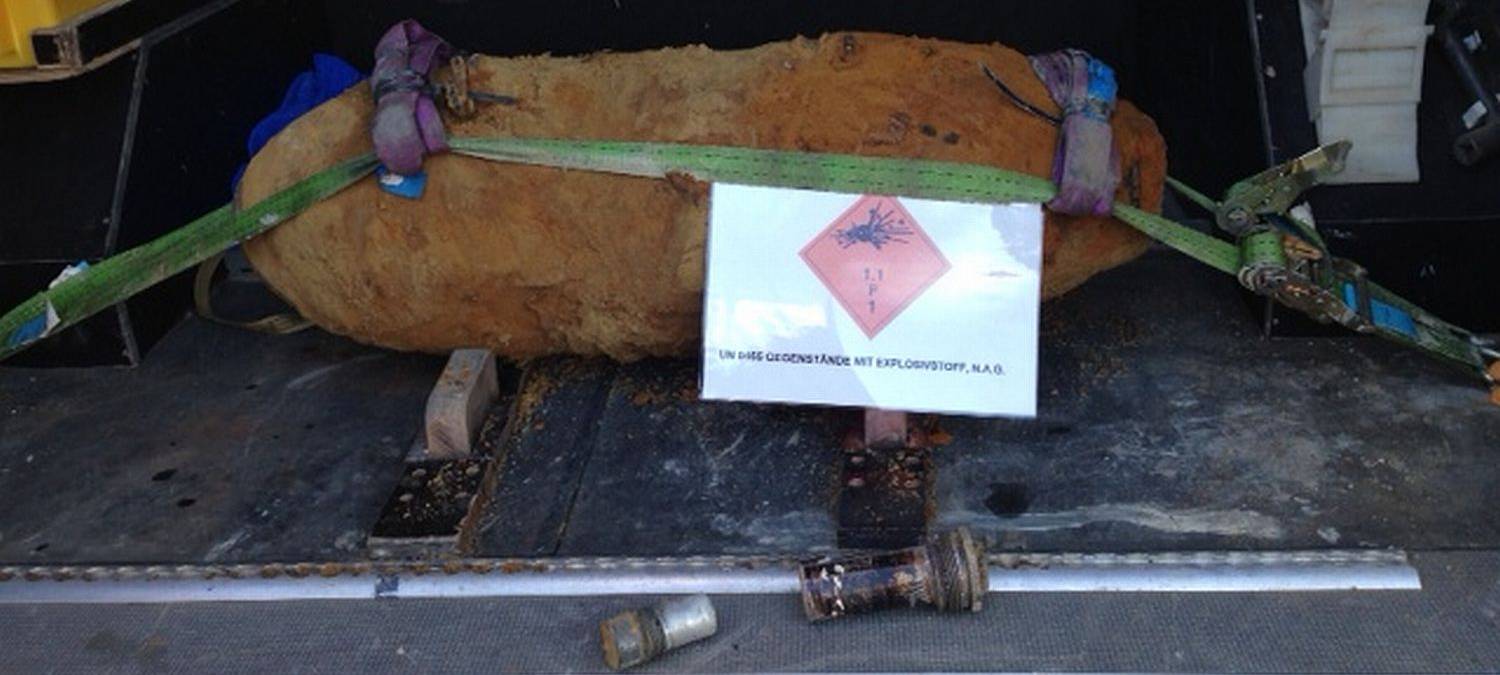 Bombenfund am Langewanneweg in Hamm