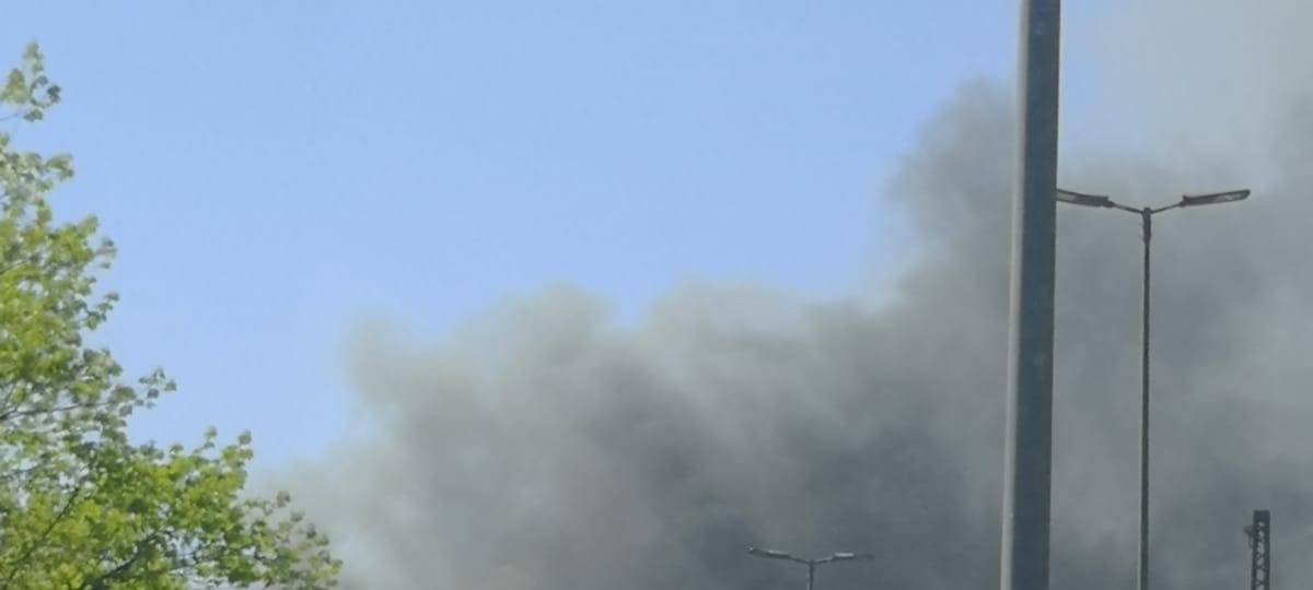 Der Brand einer WDI Halle