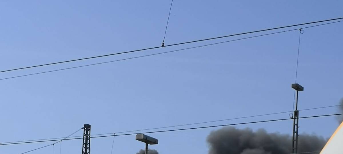 Der Brand einer WDI Halle