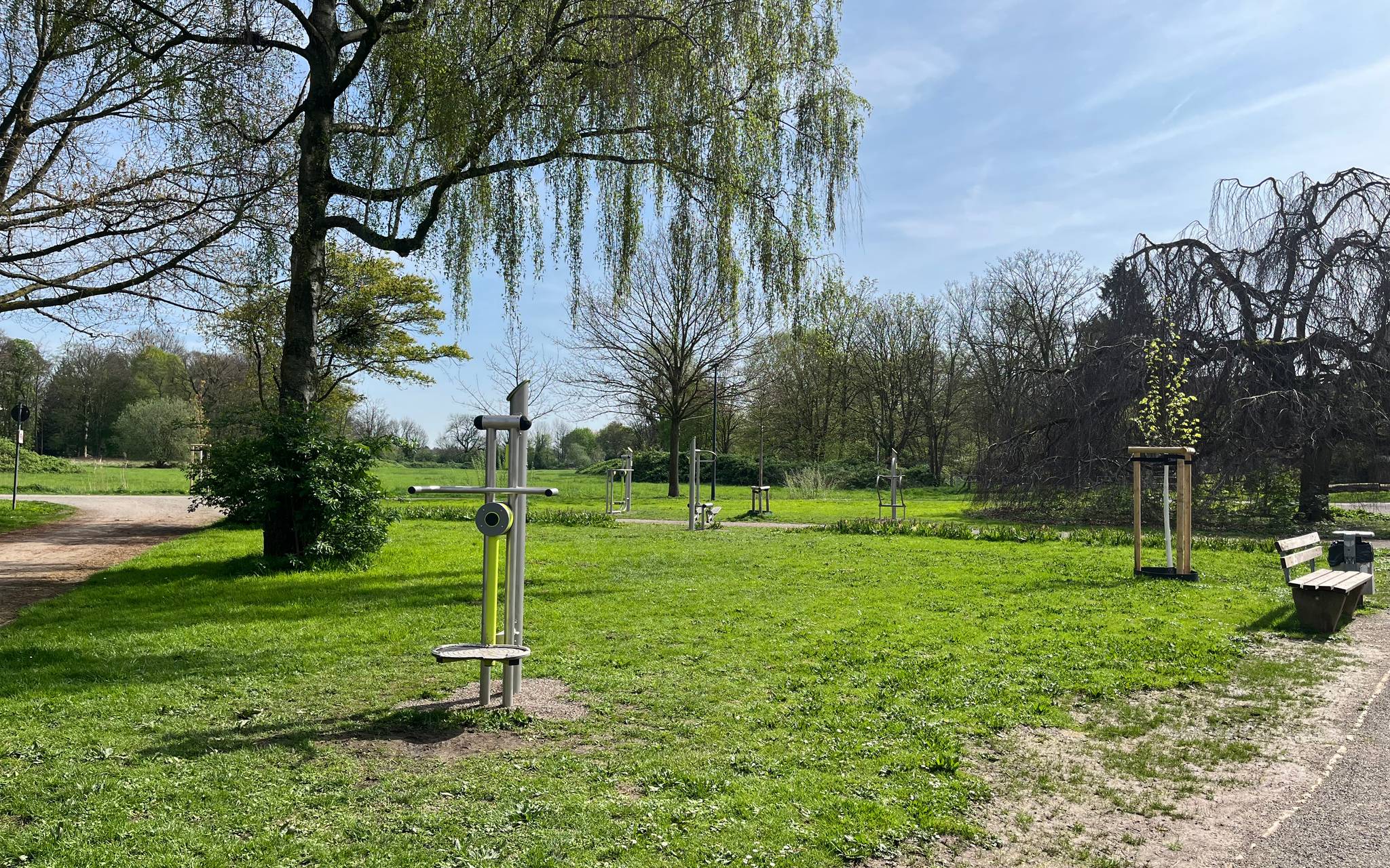 Der neue Sport-Parkour im OLG-Park.