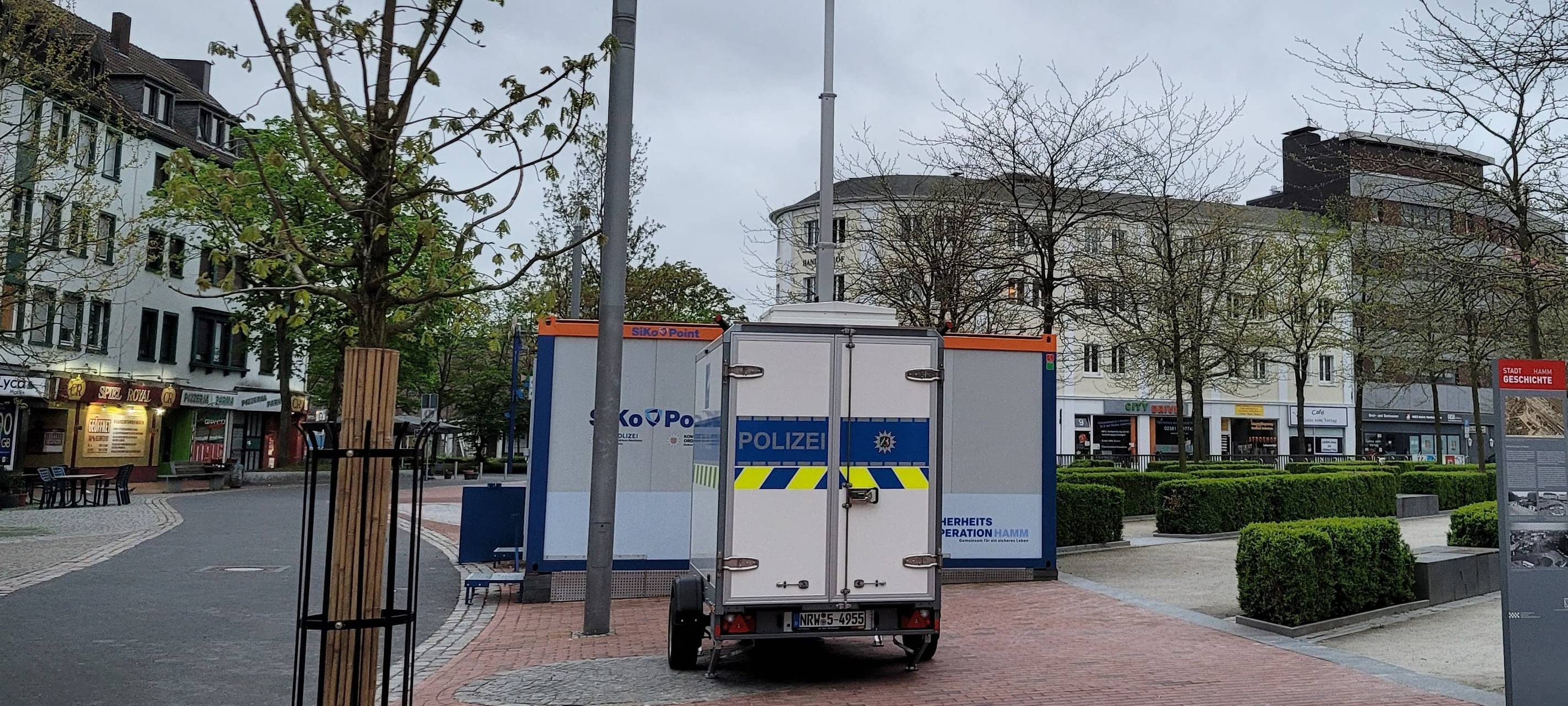 Videobeobachtung Kameras Bahnhof Hamm