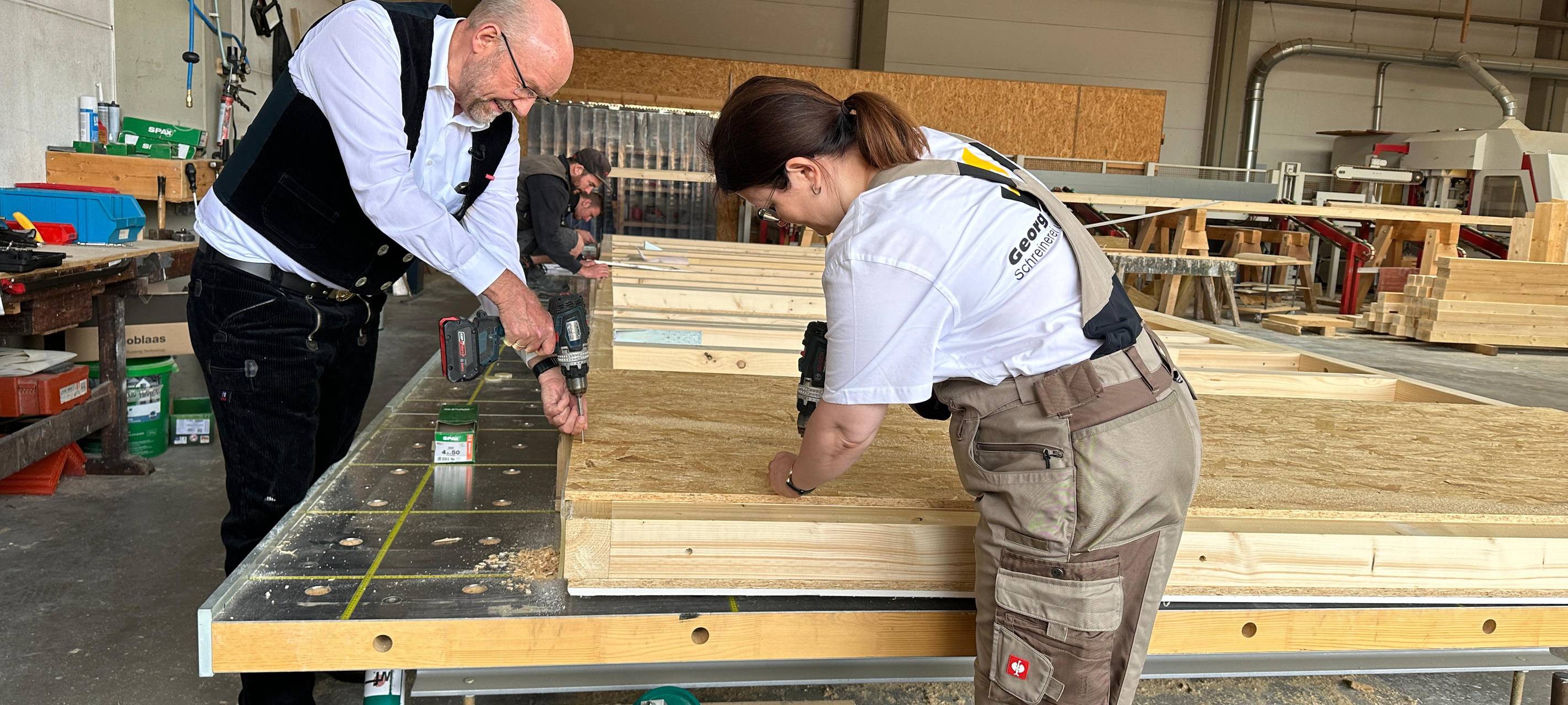 Präsidentin der HSHL Prof. Dr.-Ing. Kastell und Präsident der Handwerkskammer Berthold Schröder