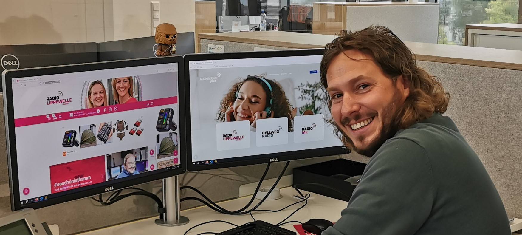 Sven Lichtblau aus dem Lippewelle Team freut sich über Ihren Anruf unter 02381 105 362.