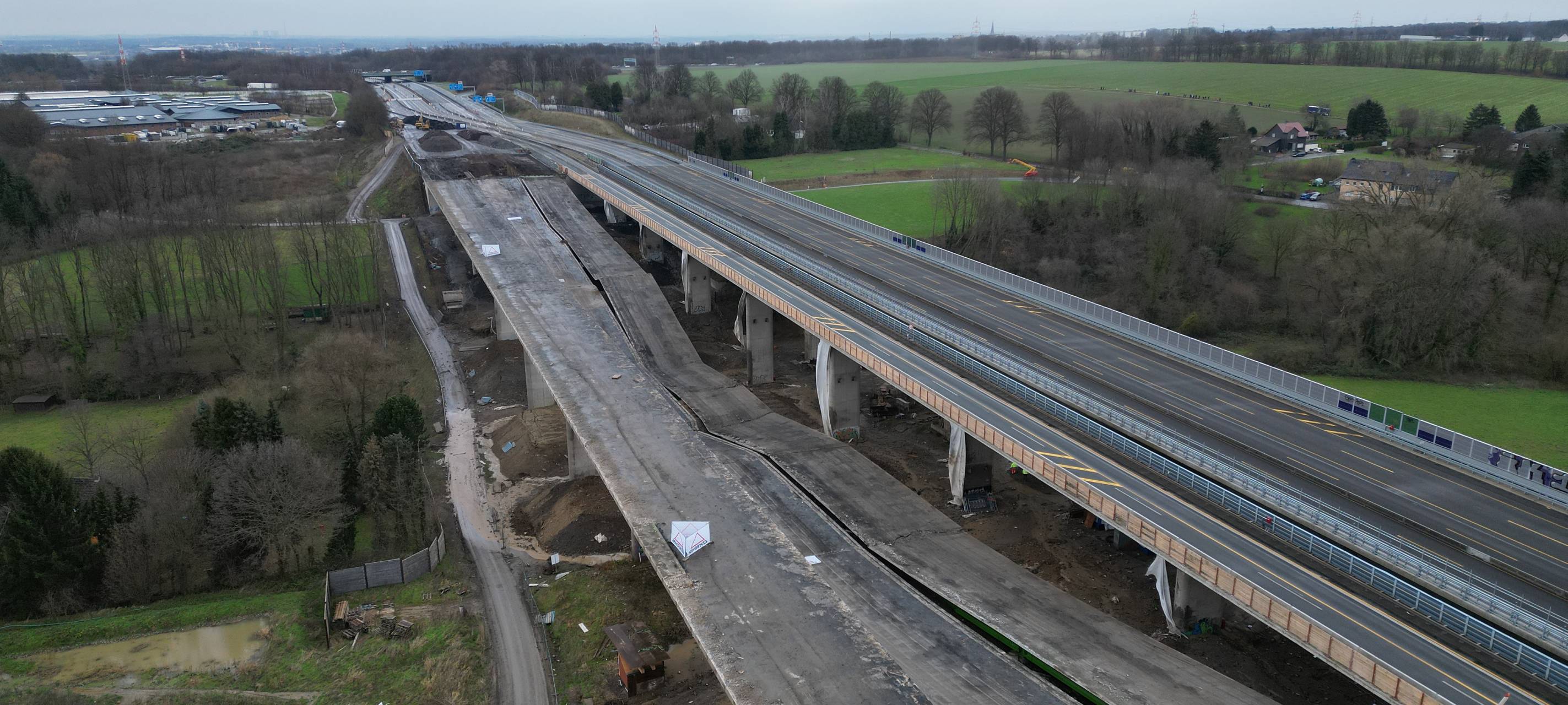 Liedbachtalbrücke gesprengt