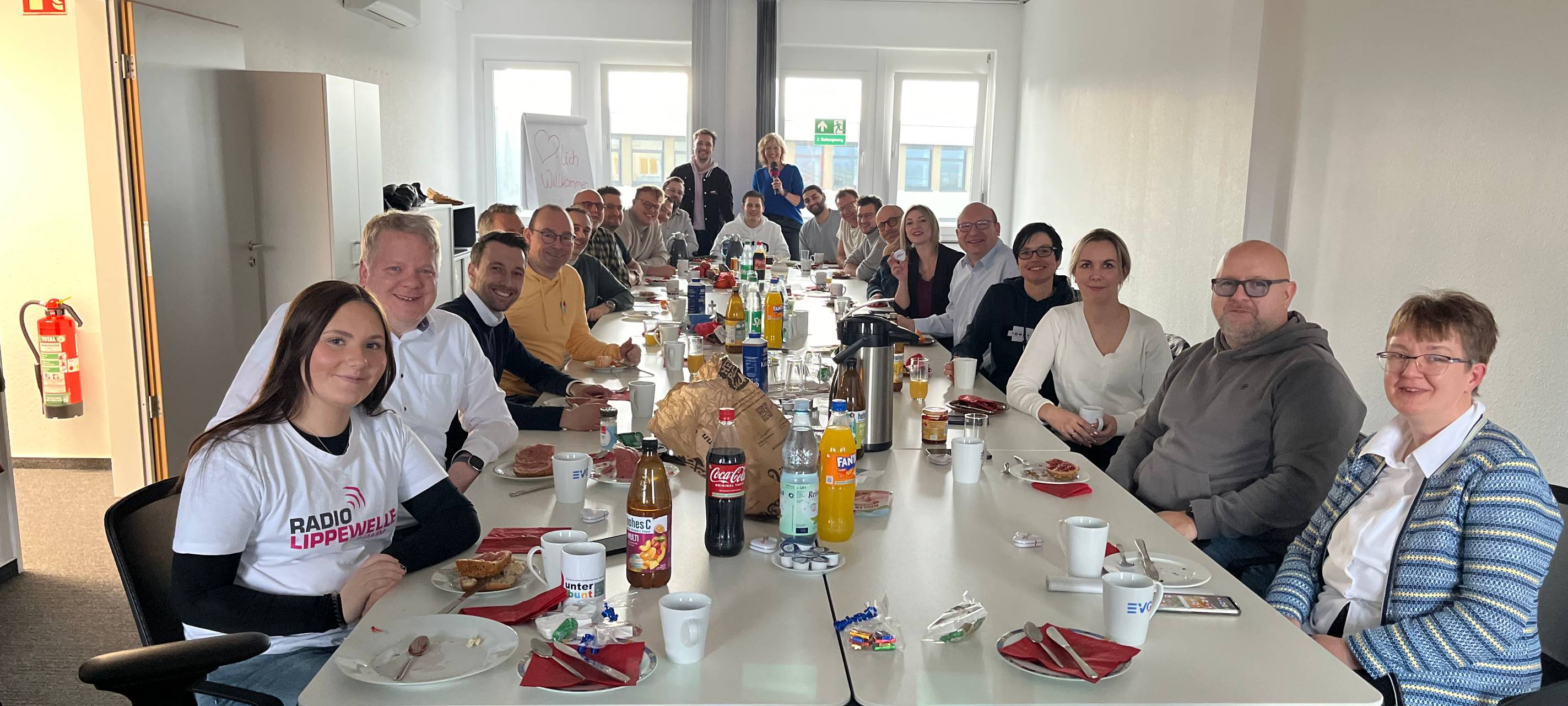 Die Lippewelle-Brötchenbringer bei der DB InfraGO Hamm