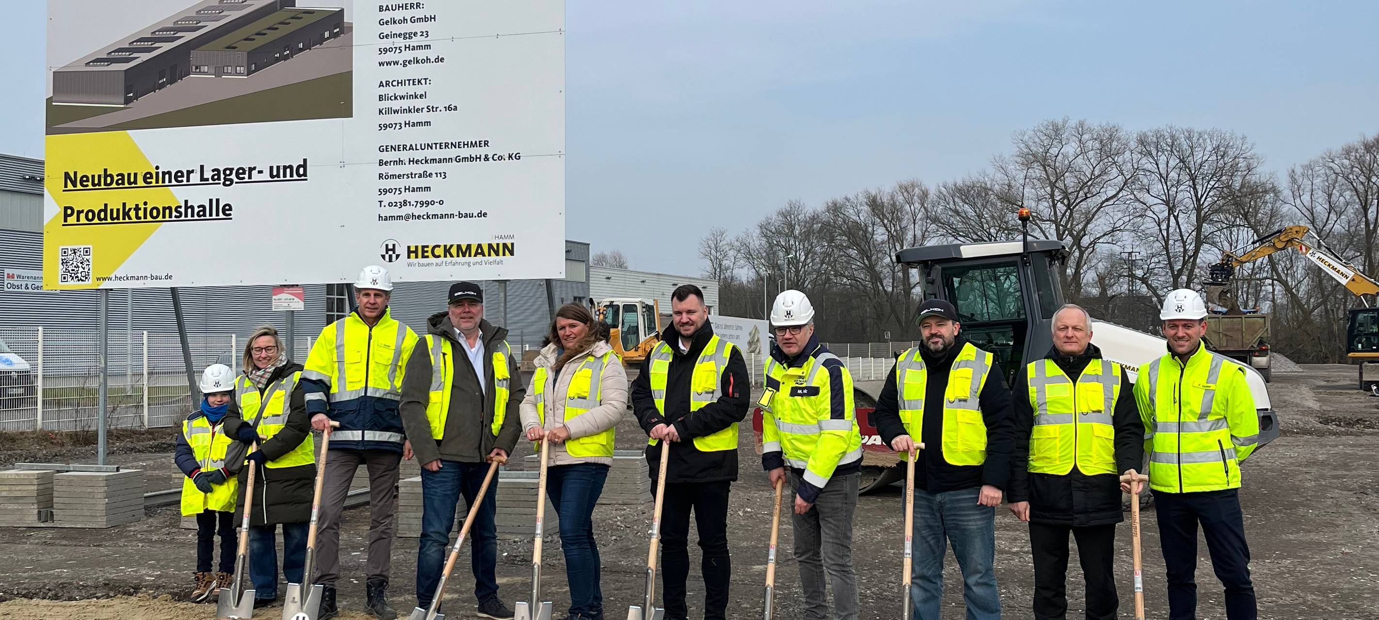 Erster Spatenstich im Gewerbegebiet Lipperandstraße