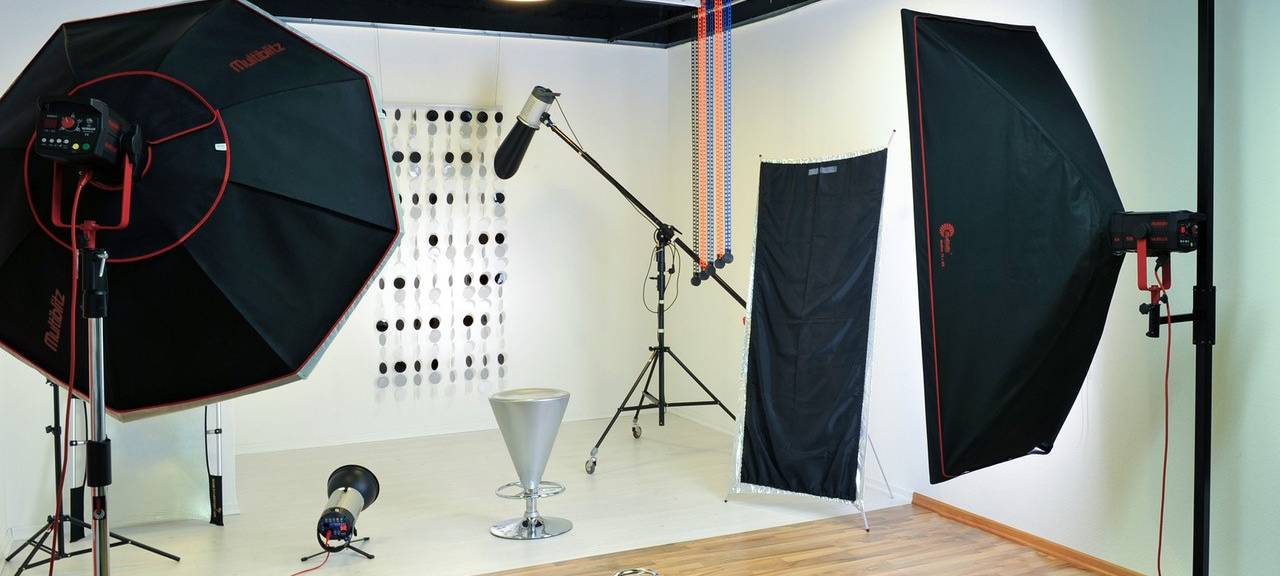 Fotografie-Equipment im Atelier Golz in Hamm
