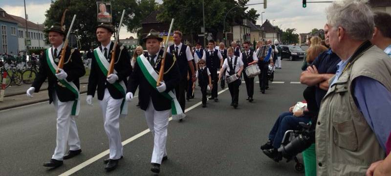 Avantgarden eröffnen Schützenfestsaison in Hamm