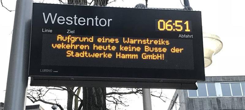 Symbolbild: Warnstreik