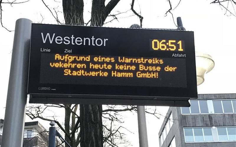 Symbolbild: Warnstreik