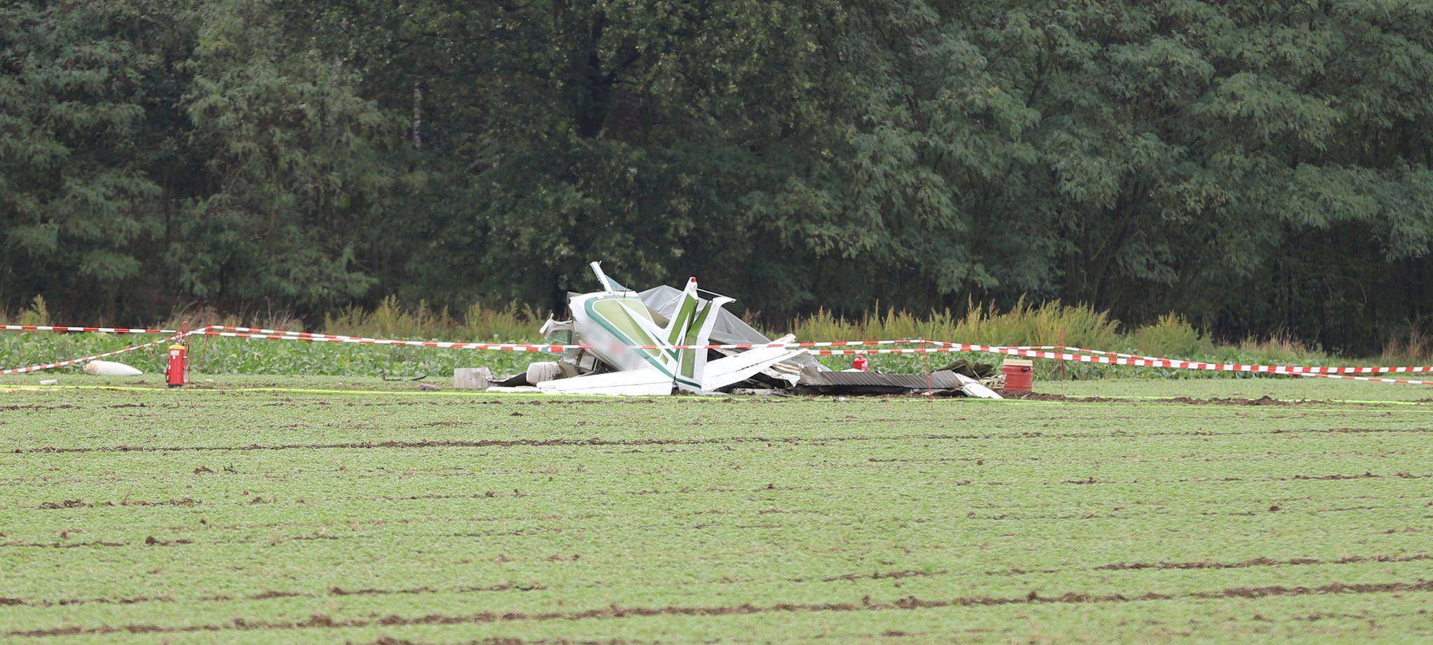Absturz eines Kleinflugzeugs im Rheinland
