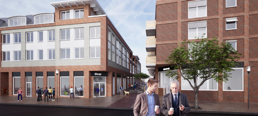 Pläne für das Btween aus der Ansicht vom "Westenwall"