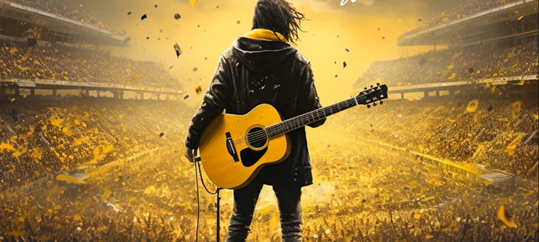 Das Coverbild zum Song "Gelbe Wand"