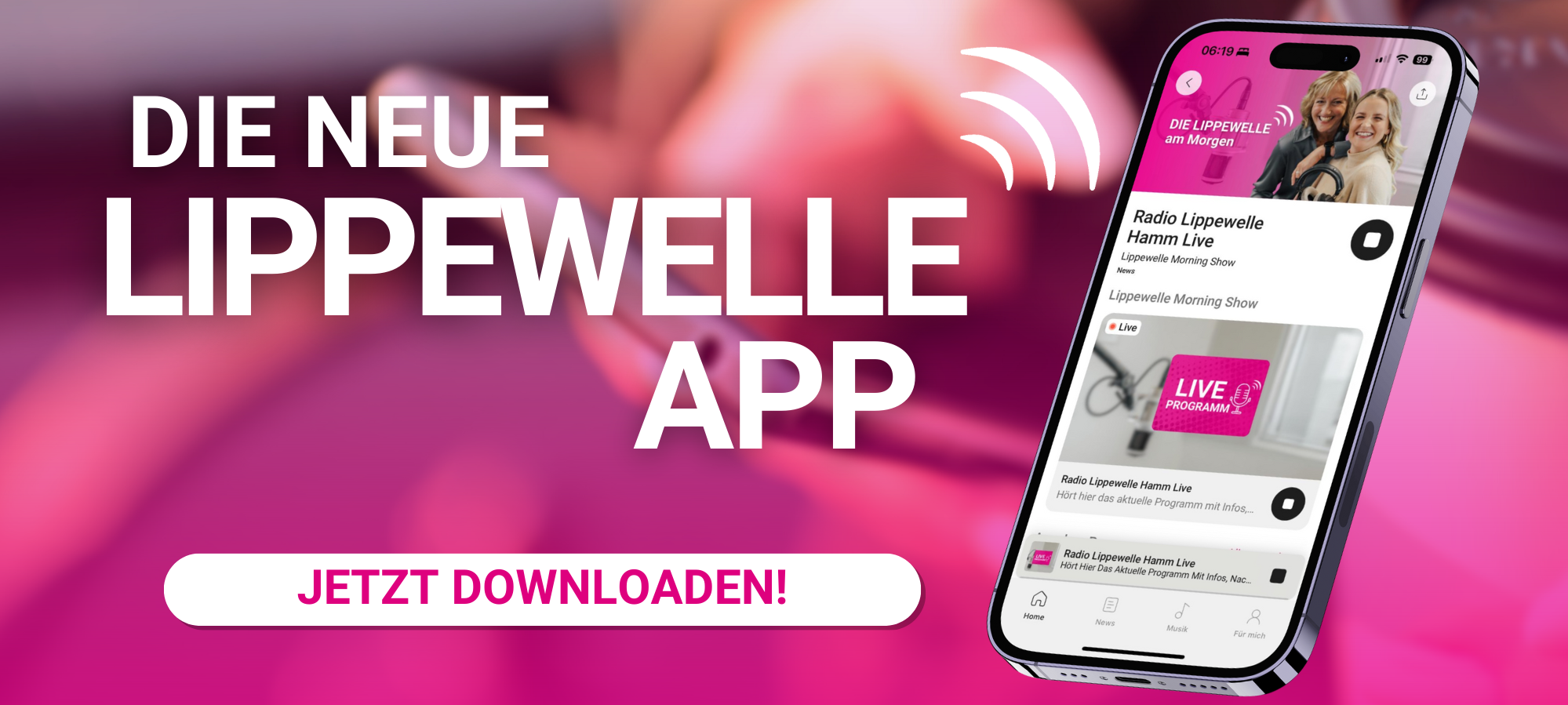 Die neue Lippewelle App