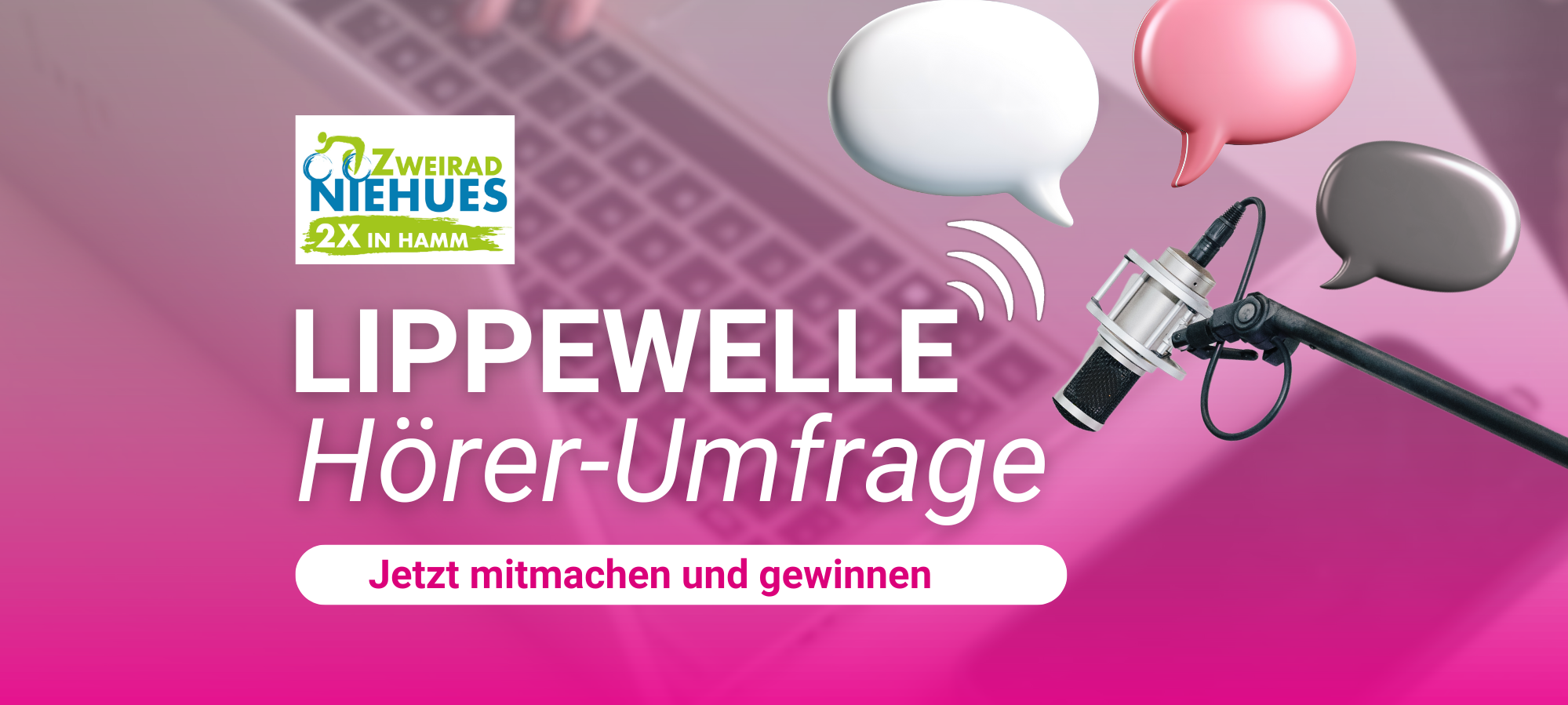 Lippewelle Hörer-Umfrage: Teilnehmen und gewinnen!
