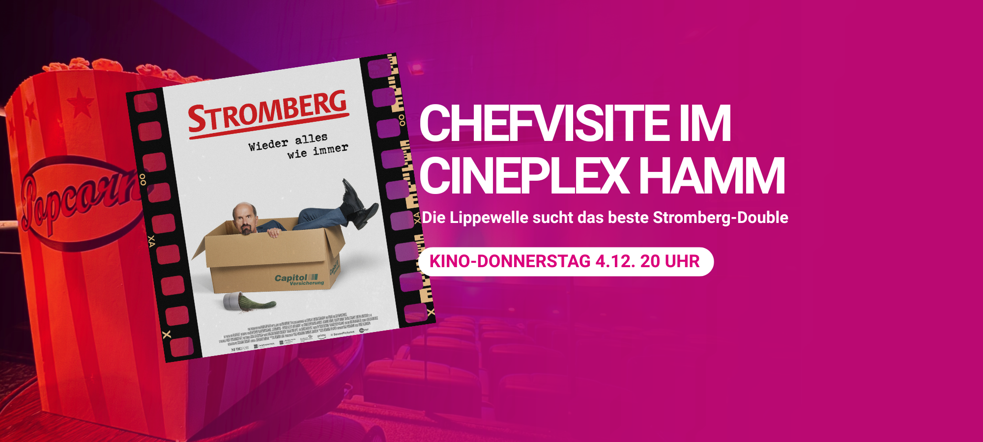 Bei der Stromberg-Premiere in Hamm sucht die Lippewelle nach Doubles.